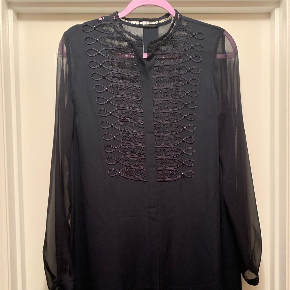 Navy Blue Elie Tahari tunic